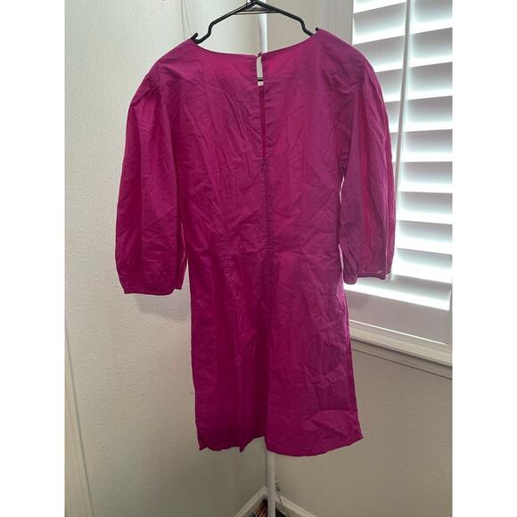 Free People Hope Mini Dress in Fuchsia Fantastic - Picture 5 of 6